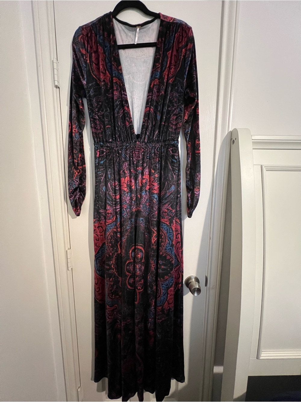 Free People Giselle Velvet Jumpsuit